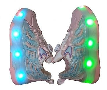 термо кроссы: Детские кроссовки-ролики с подсветкой - Формат 2 в 1: обычная обувь и — 4