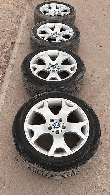 Колеса в сборе 285 / 45 / R 19, Лето, Б/у, Комплект, Легковые, Литые, отверстий - 5