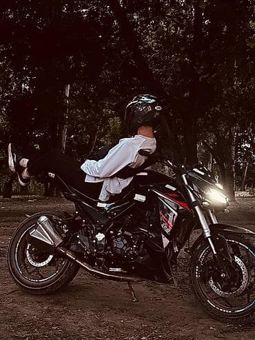 Мототехника: Naked Kawasaki, 450 куб. см, Бензин, Чоңдор үчүн, Колдонулган — 4