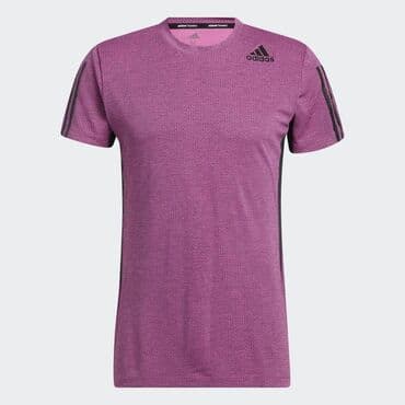 Футболки: Мужская футболка, M, Adidas, Б/у, цвет - Фиолетовый, Самовывоз — 2