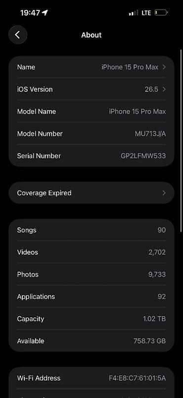 act: Apple iPhone 15 Pro Max 1TB - Корпус из титана с матовым покрытием — 8