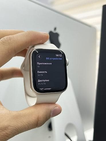 набор 6 в 1 apple: Apple Watch SE (GPS, 2-гo поколения) 🤍 Б/У Состояние идеально 😍 — 5