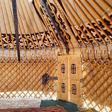 Боз үйлөр сатылат, Каркасы Жыгач, 85 баш, Диаметри: 6 метр — 3
