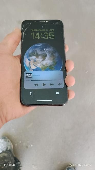 IPhone X, Колдонулган, 64 ГБ, Space Gray, Заряддоочу түзүлүш, Каптама, 100 % — 3
