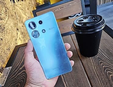 fold 4: Redmi, Redmi Note 13, Б/у, 128 ГБ, цвет - Голубой, 1 SIM, 2 SIM — 4