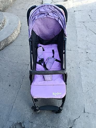 коляска на двоих: Коляска, Другой бренд, цвет - Фиолетовый, Б/у, Самовывоз — 2