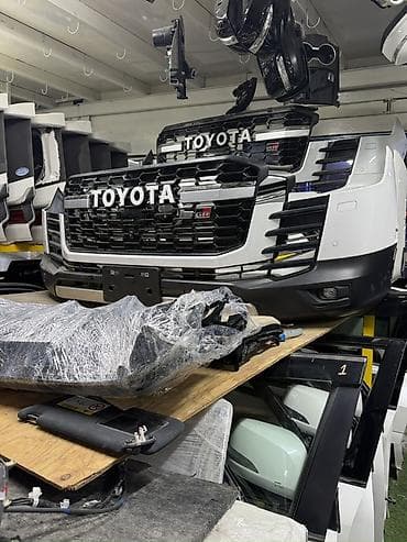 разбор прадо 150: Бампер Toyota, Б/у, Оригинал — 4