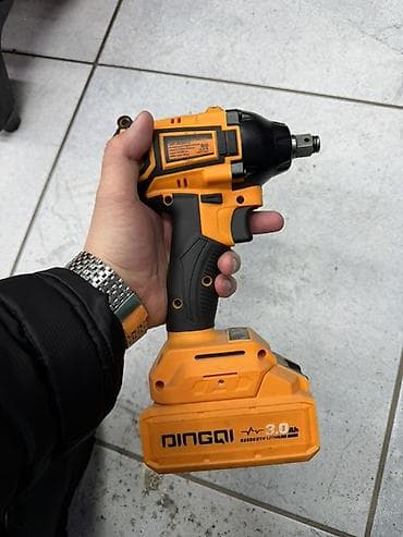 Крепежные инструменты: Аккумуляторный ударный гайковерт DINGQI - Питание: Li‑ion аккумулятор — 1