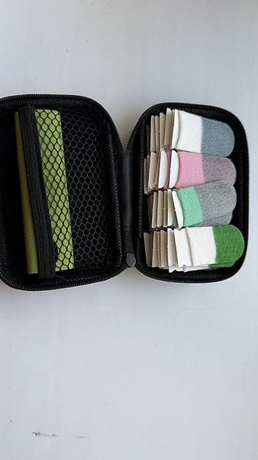 Контейнеры: Набор цветных напальчников в чехле- 40штук - Комплект мягких — 1