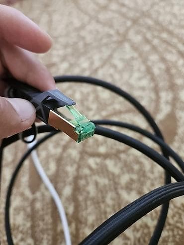 Аксессуары для ТВ: Продам комплект с ethernet на type-c кабель 3 метра новый купил — 4