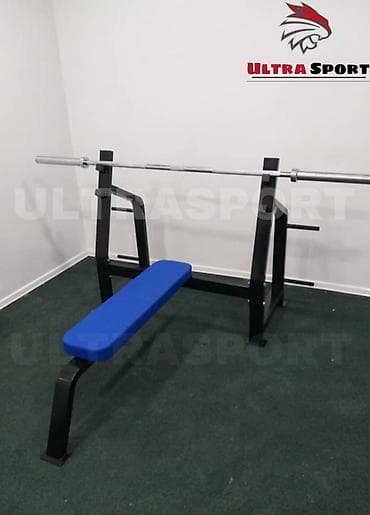 жимых: Профессиональная скамья со стойкой 🏋️‍♂️ ▫️2 уровня для вставки грифа — 2