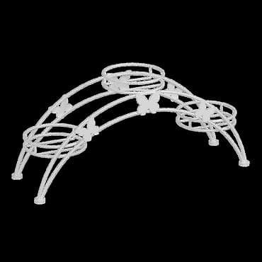 рейлы для одежды: ПОДСТАВКА ДЛЯ ЦВЕТОВ "АРКА 3" Отличительные особенности: - надежная — 6