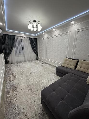 квартиры на месяц бишкек: 3 комнаты, 63 м², Индивидуалка, 3 этаж, Дизайнерский ремонт — 5