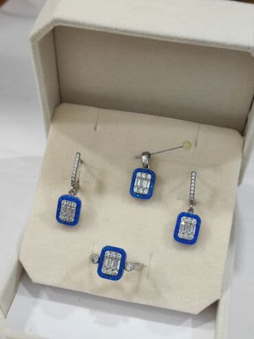 модный современные кыргызские национальные платья: Серебряный Комплект 925 пробы Размеры имеются Доставка по — 2