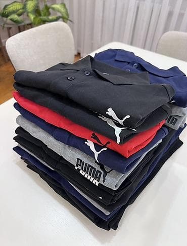 Мужская одежда: Мужские футболки-поло Puma - Классический крой с отложным воротником — 2