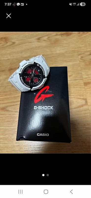 Спортивные часы часы, Casio (G-Shock), Таймер и секундомер, Водонепроницаемые, Унисекс