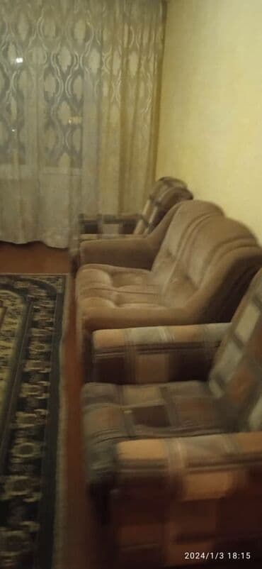 суточные квартиры в бишкеке дешево восток 5: 2 комнаты, 45 м², Индивидуалка, 4 этаж, Косметический ремонт — 2