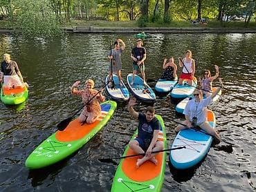винтажные очки: Групповые прогулки на SUP-бордах - Формат: водные прогулки на — 1