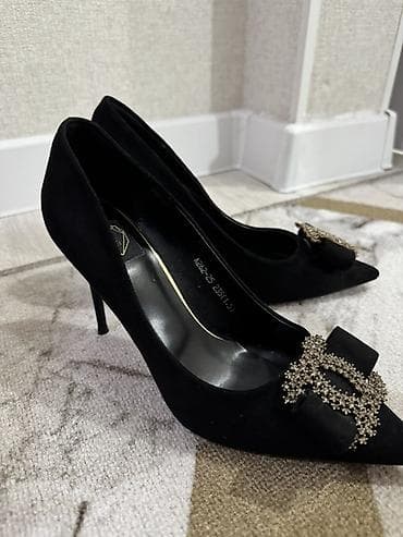 шанел: Классические женские туфли-лодочки на шпильке - Цвет: глубокий черный — 2