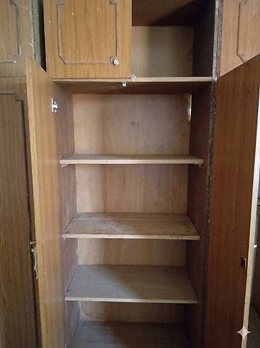 стол с креслами: Шифоньер, шкаф для одежды, Прямой, ЛДСП — 2