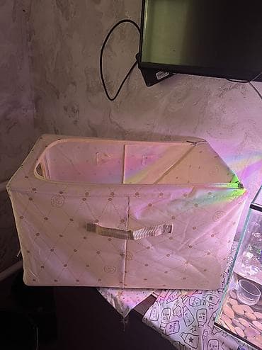 бельевой ящик: Органайзер для одежды, цвет - Бежевый, Новый — 4