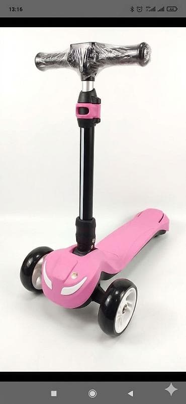 електронный самакат: Детский самокат, Трёхколёсный, Новый — 2