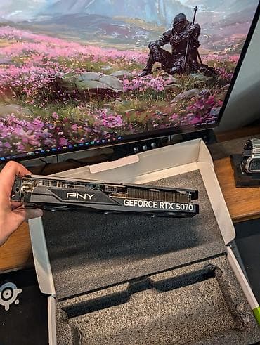 Техника и электроника: Видеокарта для ПК, Б/у, PNY, GeForce RTX, 12 ГБ — 4