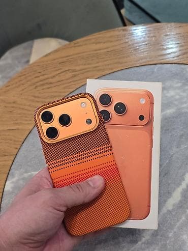second tech: IPhone 17 Pro, Б/у, 256 ГБ, Оранжевый, Защитное стекло, Чехол, Коробка, 100 % — 8
