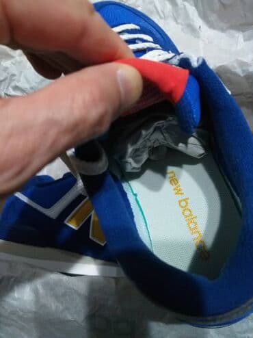 реди: Мужские кроссовки, 41, New Balance, Новый, цвет - Синий, Бесплатная доставка — 5