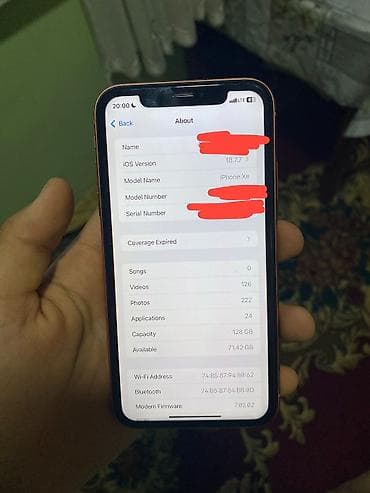 iphone plus: IPhone Xr, Б/у, 128 ГБ, Коралловый, Зарядное устройство, Чехол, Кабель, 86 % — 1