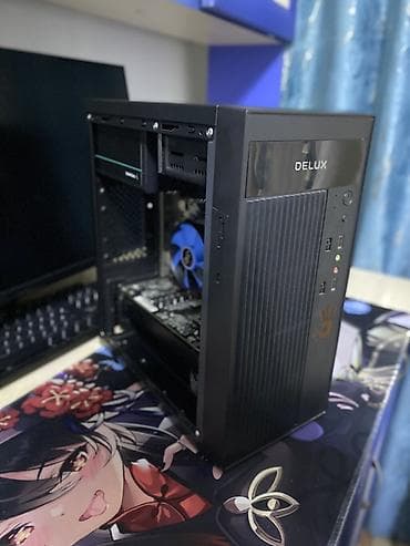 mi tablet: Корпус ПК, Новый, Delux, Micro-ATX, цвет - Черный — 2