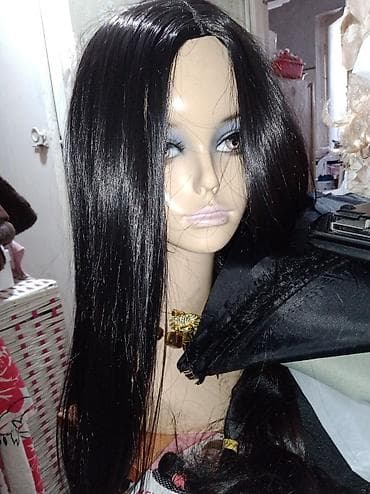 головные уборы: ПАРИКИ И НАКЛАДКИ НА ВОЛОСЫ - Разные стили: прямые с челкой — 9