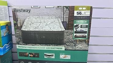 Матрасы: Надувной матрас, Двуспальный, Bestway, длина - 203 см — 1