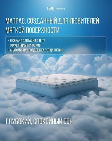 позвоночник: Спальный матрас, Семейный, Пружинный, Мемориальная пена, Другой бренд, Мягкие матрасы, В рассрочку, Бесплатная доставка — 4
