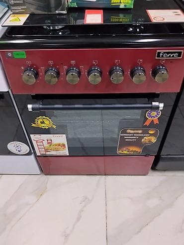 Газовая плита Ferre с духовкой - Свободностоящая плита с 4 конфорками lalafo.kg да Газовая плита Ferre с духовкой - Свободностоящая плита с 4 конфорками