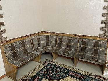 Комплектующие для мебели: Кухонный мягкий уголок, Дерево, цвет - Коричневый — 2