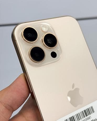 apple xr: IPhone 16 Pro Max, Б/у, 256 ГБ, Desert Titanium, Зарядное устройство, Чехол, Коробка, В рассрочку, 89 % — 4
