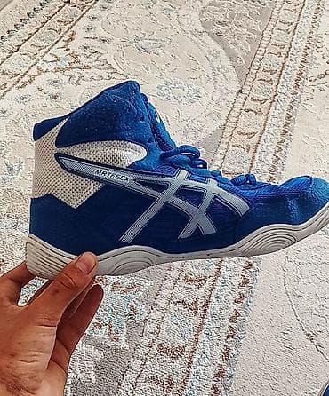 Эркектердин кроссовкасы, 38, Asics, Колдонулган, түсү - Көк, Өзү алып кетүү — 2