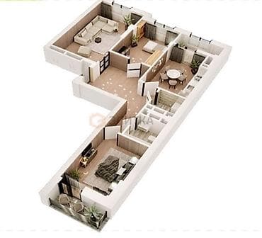 pro group: 3 комнаты, 90 м², Элитка, 8 этаж, Евроремонт — 3