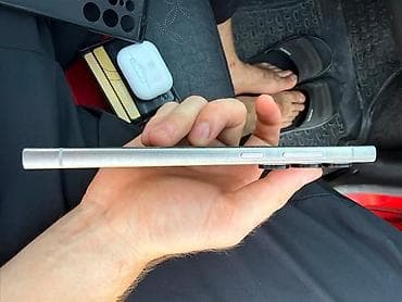 Техника жана электроника: Samsung Galaxy S24 Ultra, Колдонулган, түсү - Күмүш — 2