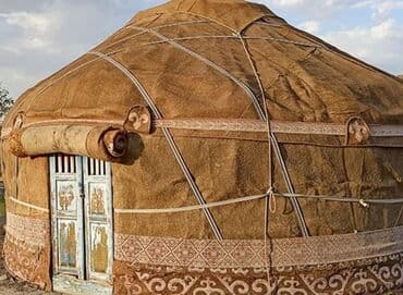лук и стрелы: Продажа юрты, Каркас Деревянный, 40 баш, Диаметр: 3 метра — 1