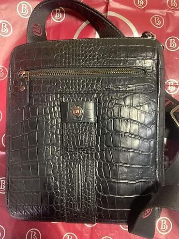 Үлпөт көйнөктөрү жана аксессуарлар: Классикалык сумка, Butun, Материалы: Нукура булгаары, Сыдырмалуу, Эркектердики — 1