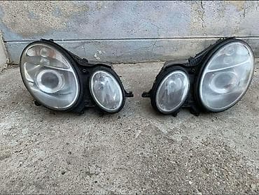 Передняя оптика на Mercedes Benz e211