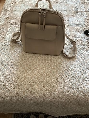 Рюкзак, Материал: Экокожа, Унисекс, Б/у