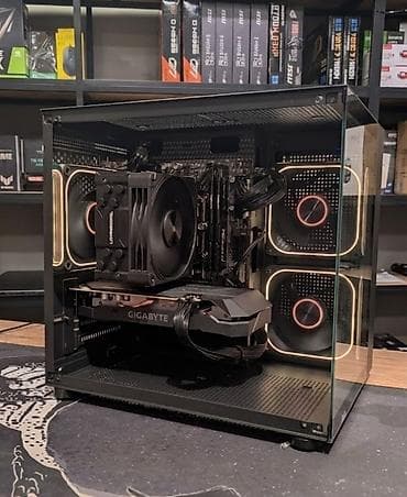 компы игровые: Компьютер, ядер - 6, ОЗУ 16 ГБ, Для несложных задач, Б/у, Intel Core i5, AMD Radeon RX 5600 XT, Без накопителя — 1