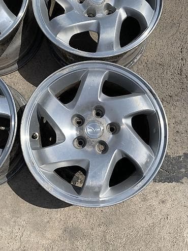 диски mazda: Литые Диски R 16 Комплект, отверстий - 5, Б/у — 4