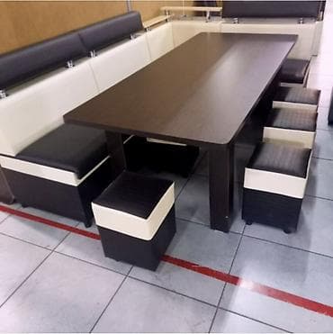 стульчики: Кухонный стол и стул, цвет - Коричневый — 2