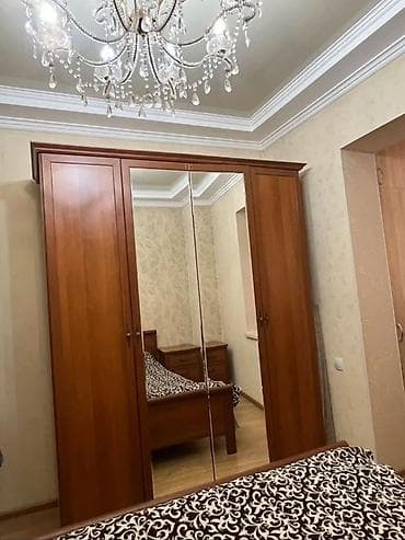 комоды шкафы тумбы: Спальный гарнитур, Б/у, Двуспальная кровать, Шкаф, Комод, Дерево, цвет - Коричневый — 3