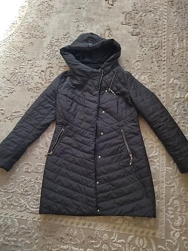 куртка флис: Продаю Деми куртку, цвет черный, 46 размер — 1