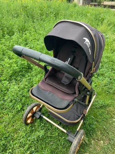 прокат карнавальных костюмов в бишкеке фото: Коляска, цвет - Черный, Б/у — 3